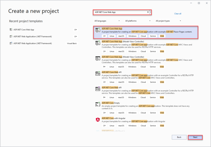 dhtmlxGantt with ASP.NET Core 创建项目