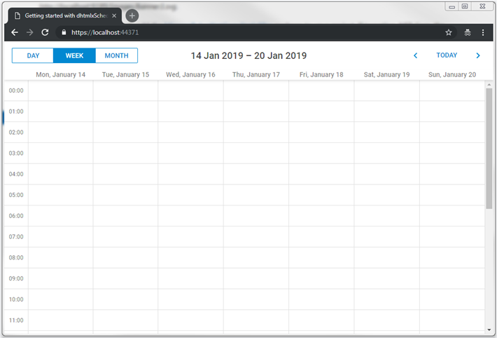 Scheduler init