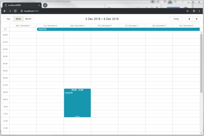 Loaded events