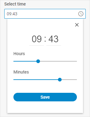 Timepicker 控件