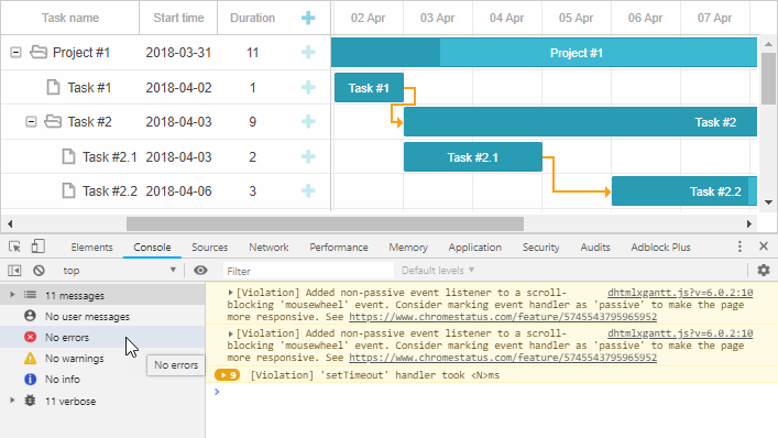 Проверьте ошибки