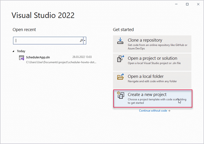 dhtmlxGantt with ASP.NET Core 创建项目