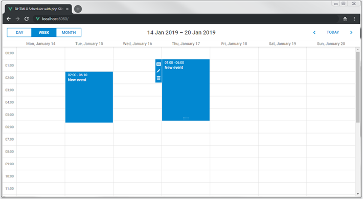 Scheduler CRUD