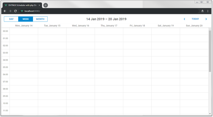 Scheduler initialization
