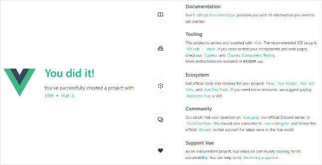 Scheduler Vue.js App läuft