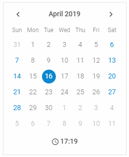 DHTMLX Calendar