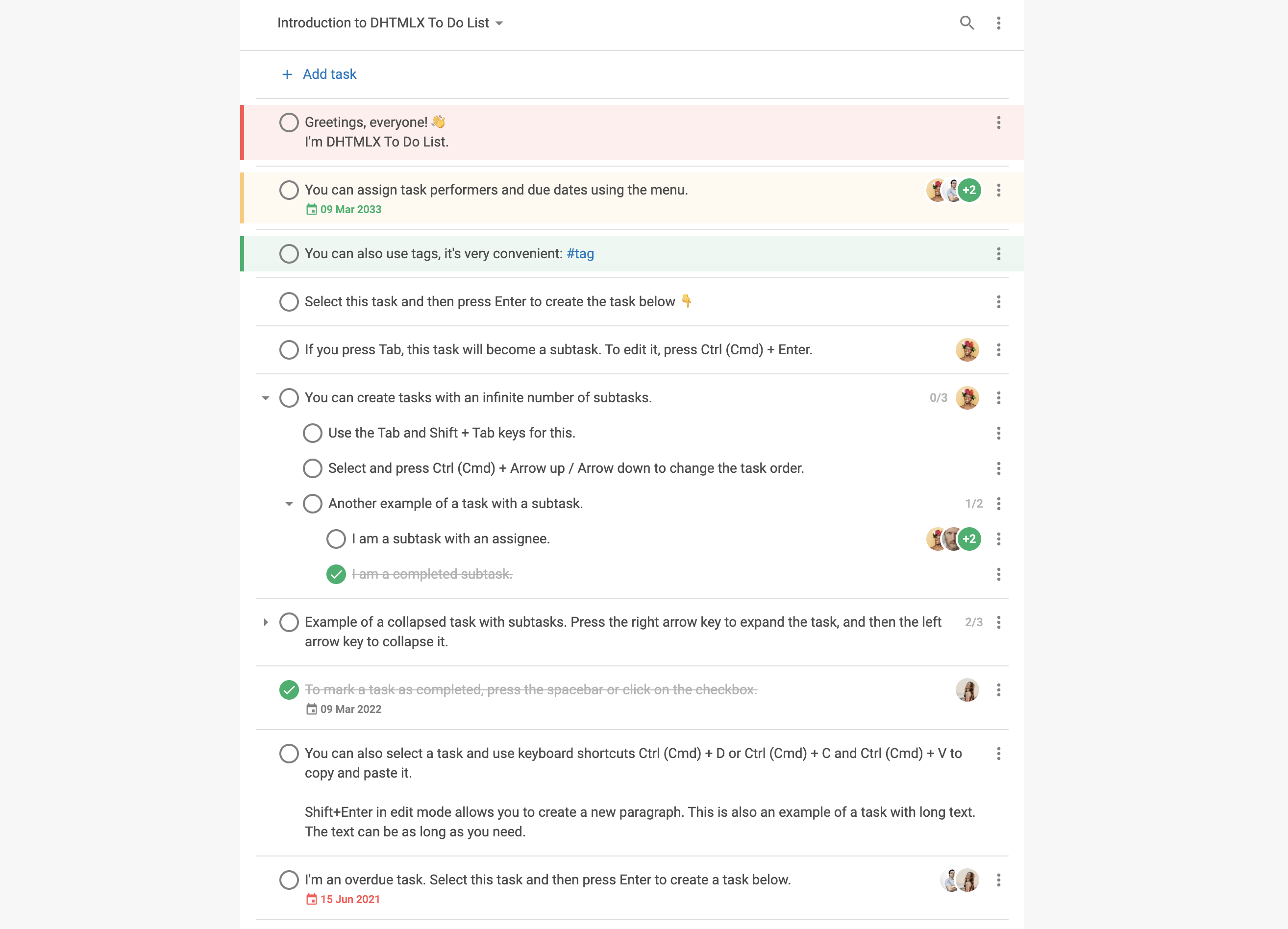 Инициализация To Do List